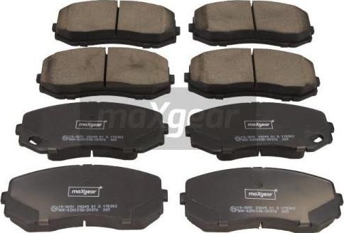 Maxgear 19-3051 - Set placute frana,frana disc aaoparts.ro