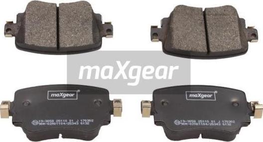 Maxgear 19-3058 - Set placute frana,frana disc aaoparts.ro