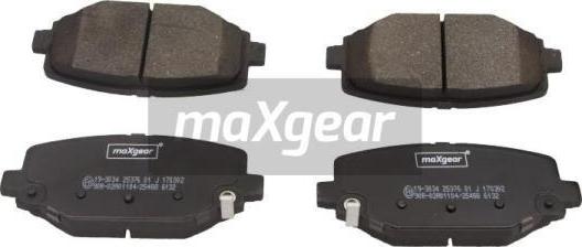 Maxgear 19-3034 - Set placute frana,frana disc aaoparts.ro