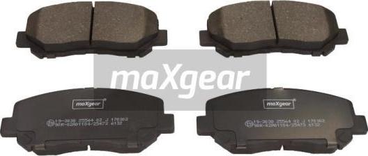 Maxgear 19-3038 - Set placute frana,frana disc aaoparts.ro