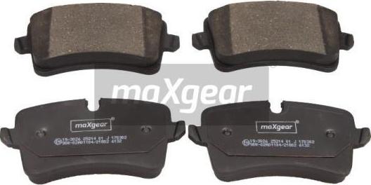 Maxgear 19-3026 - Set placute frana,frana disc aaoparts.ro