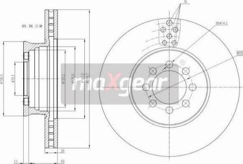 Maxgear 19-3148 - Set placute frana,frana disc aaoparts.ro