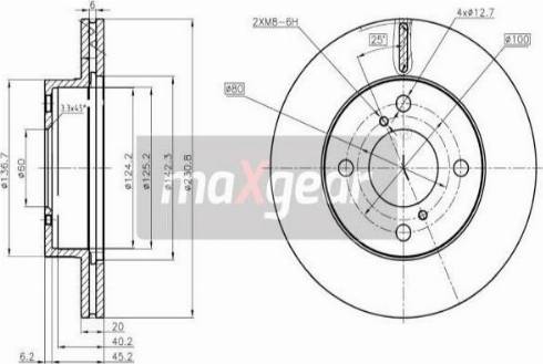 Maxgear 19-3346 - Disc frana aaoparts.ro