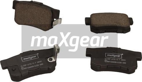 Maxgear 19-3387 - Set placute frana,frana disc aaoparts.ro