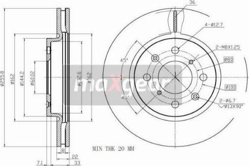 Maxgear 19-3200 - Disc frana aaoparts.ro