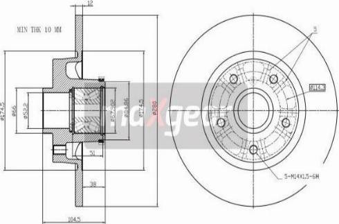 Maxgear 19-3230 - Disc frana aaoparts.ro