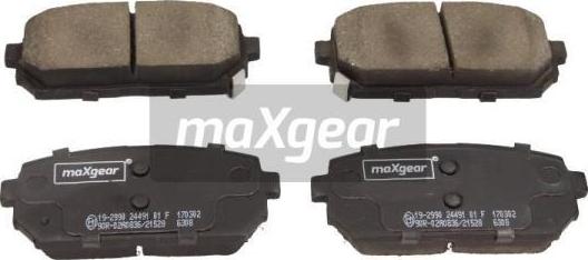 Maxgear 19-2990 - Set placute frana,frana disc aaoparts.ro