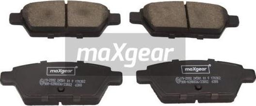 Maxgear 19-2992 - Set placute frana,frana disc aaoparts.ro