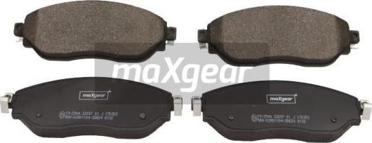 Maxgear 19-2944 - Set placute frana,frana disc aaoparts.ro