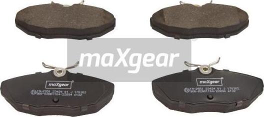 Maxgear 19-2951 - Set placute frana,frana disc aaoparts.ro