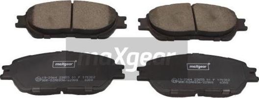 Maxgear 19-2964 - Set placute frana,frana disc aaoparts.ro