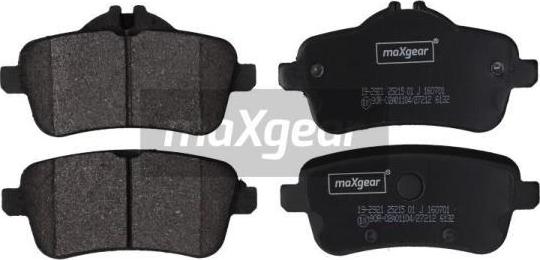 Maxgear 19-2921 - Set placute frana,frana disc aaoparts.ro