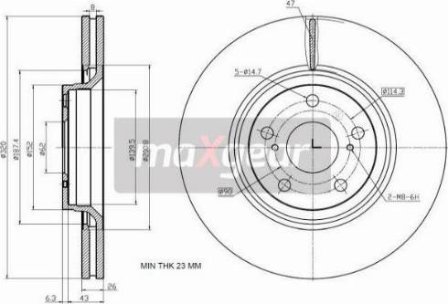 Maxgear 19-2433 - Disc frana aaoparts.ro