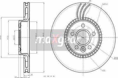 Maxgear 19-2429 - Disc frana aaoparts.ro