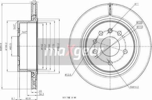 Maxgear 19-2472 - Disc frana aaoparts.ro