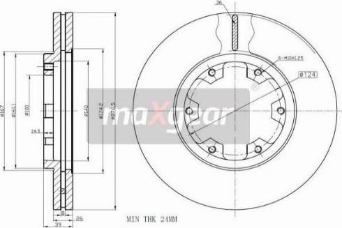 Maxgear 19-2569 - Disc frana aaoparts.ro