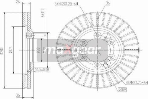 Maxgear 19-2649 - Disc frana aaoparts.ro