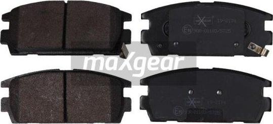 Maxgear 19-2174 - Set placute frana,frana disc aaoparts.ro