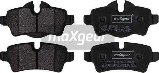 Maxgear 19-2891 - Set placute frana,frana disc aaoparts.ro