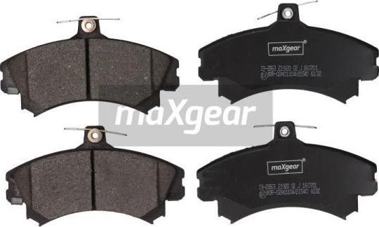 Maxgear 19-2863 - Set placute frana,frana disc aaoparts.ro