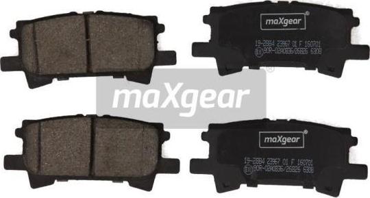 Maxgear 19-2884 - Set placute frana,frana disc aaoparts.ro