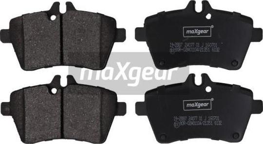 Maxgear 19-2887 - Set placute frana,frana disc aaoparts.ro