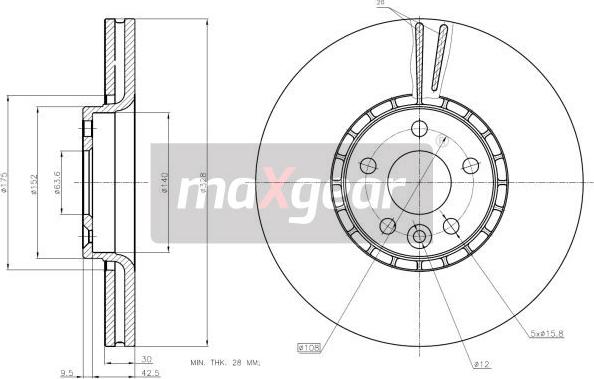 Maxgear 19-2336 - Disc frana aaoparts.ro