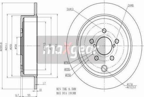 Maxgear 19-2271 - Disc frana aaoparts.ro