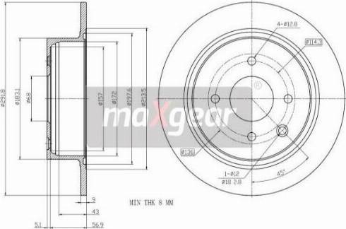 Maxgear 19-2792 - Disc frana aaoparts.ro