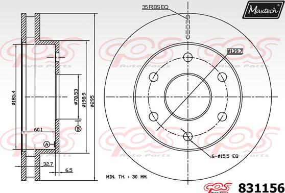 Maxtech 70180097 - Garnitura,piston etrier aaoparts.ro