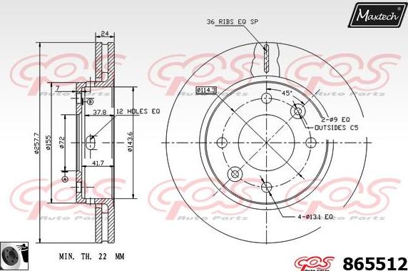 Maxtech 5275620 - Articulatie directie, suspensie roata aaoparts.ro