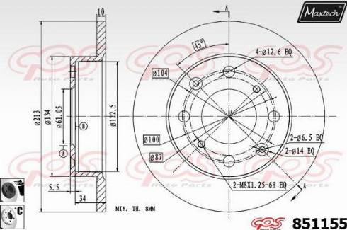 AP 15123 V - Disc frana aaoparts.ro