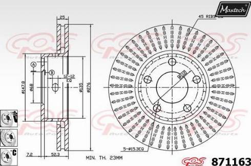 Delphi BG3207 - Disc frana aaoparts.ro