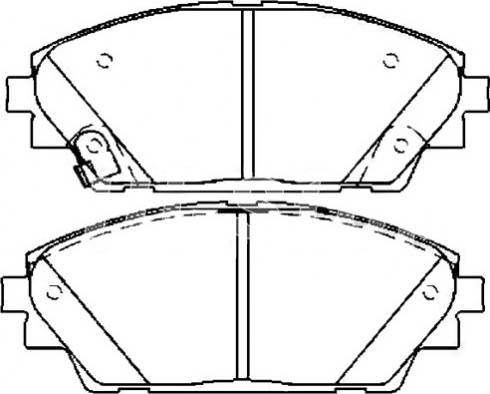 MAZDA BHY1-33-28ZA - Set placute frana,frana disc aaoparts.ro