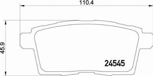 MAZDA EHY42648Z - Set placute frana,frana disc aaoparts.ro