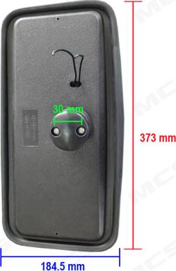 MCS 334009 - Oglinda exterioara, cabina aaoparts.ro