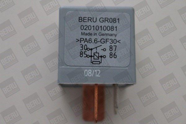 MDR BER-GR081 - Releu,instalatia de comanda bujii incandescente aaoparts.ro