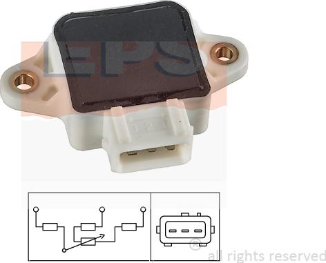 MDR EPS-1995 082 - Senzor, pozitie clapeta acceleratie aaoparts.ro