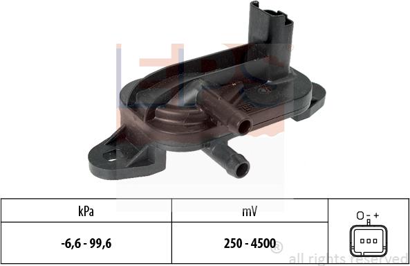 MDR EPS-1993 316 - Senzor, presiune gaze evacuare aaoparts.ro