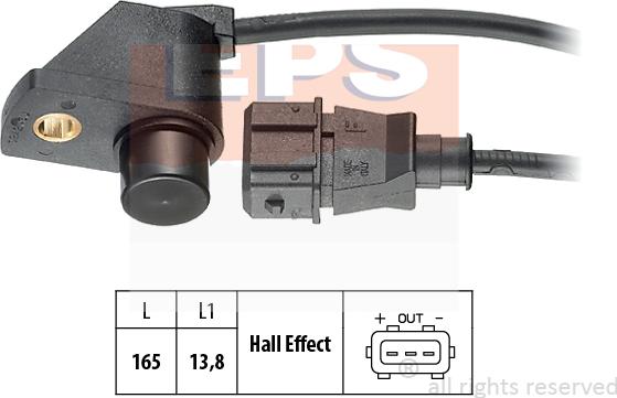 MDR EPS-1953 242 - Senzor,pozitie ax cu came aaoparts.ro