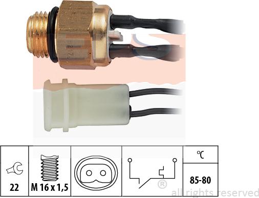 MDR EPS-1850 217 - Comutator temperatura, ventilator radiator aaoparts.ro
