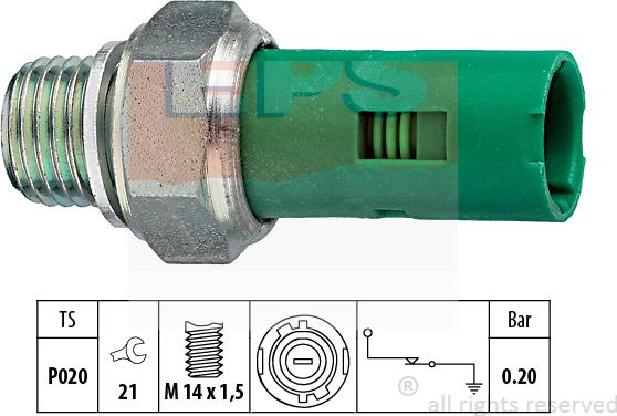 MDR EPS-1800 131 - Senzor,presiune ulei aaoparts.ro