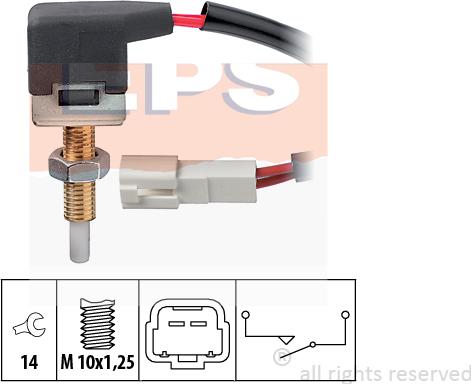 MDR EPS-1810 167 - Comutator, actionare ambreiaj (Tempomat) aaoparts.ro