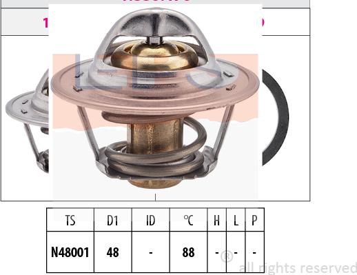 MDR EPS-1880 470S - Termostat,lichid racire aaoparts.ro