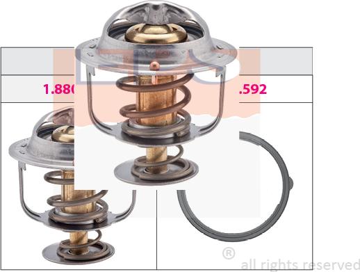 MDR EPS-1880 383S - Termostat,lichid racire aaoparts.ro