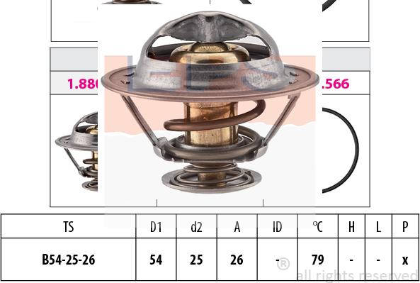 MDR EPS-1880 299S - Termostat,lichid racire aaoparts.ro