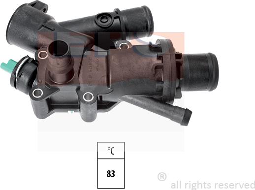 MDR EPS-1880 790 - Termostat,lichid racire aaoparts.ro