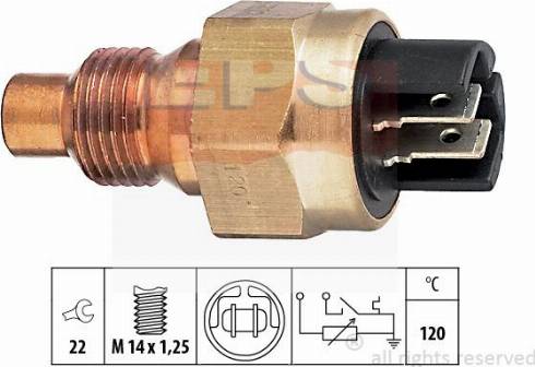 MDR EPS-1830 523 - Senzor,temperatura lichid de racire aaoparts.ro