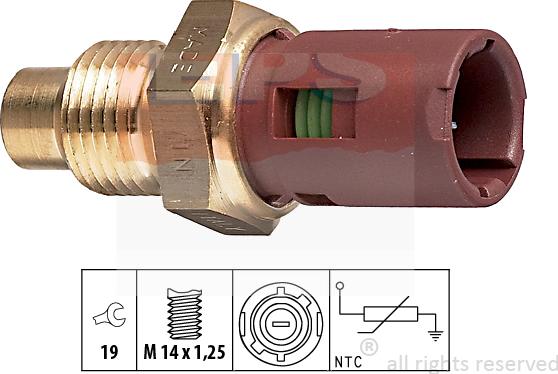 MDR EPS-1830 094 - Senzor,temperatura lichid de racire aaoparts.ro