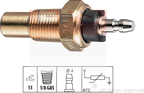MDR EPS-1830 052 - Senzor,temperatura lichid de racire aaoparts.ro